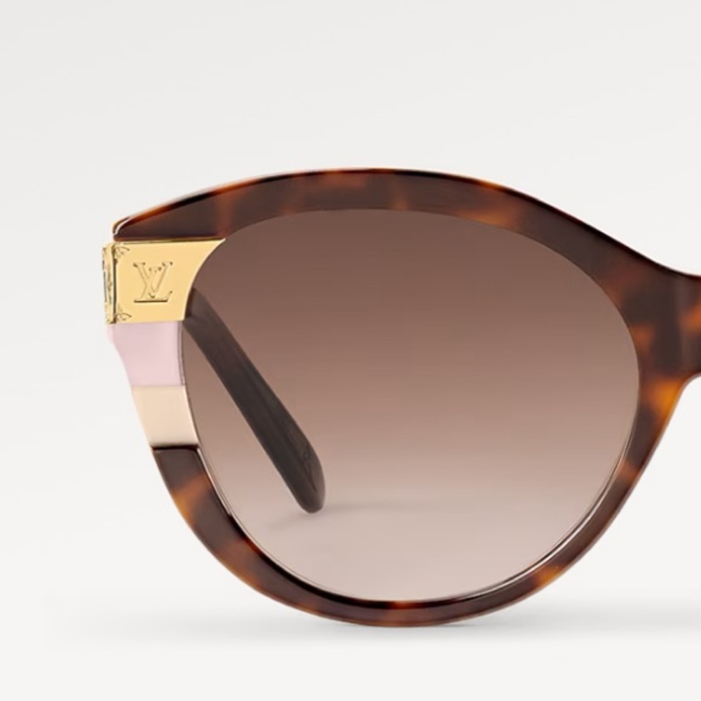 Louis Vuitton petit soupcon cat eye sunglasses light tortoisehell pink - Picture 5 of 5